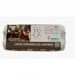 Ovo Vermelho Caipira Orgnico Tipo Grande Fazenda da Toca Estojo 10 Unidades