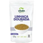 Semente de Linhaa Dourada Orgnica Vitalin Embalagem 120g