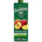Suco Pronto Sabor Pssego e Ma sem Acar Suvalan 1l