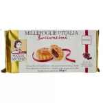 Biscoito Folhado Vicenzi Bocconcini com Creme de Chocolate Embalagem 125g