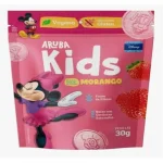 Biscoito Kids Minnie Sabor Morango sem Glten Aruba 30g