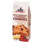 Cookies Merba Chocolate Branco Cranberries Embalagem 200g