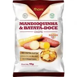 Mandioquinha e Batata Doce Chips Fhom Pacote 45g
