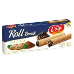 Wafer Roll Break Lago Cacau Caixa 80g