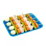 Espetinho de Cenoura e Quiabo Oba