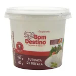 Queijo Burrata Bfala Creme imersa bom destino 200g