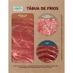 Tbua de Frios Copa , Salame Tipo Hamburgues e Presunto Cru Italiano Fatiado Ceratti 150g