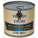 Atum Slido em leo Comestvel Tours Embalagem 255g
