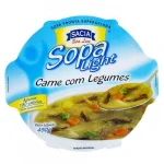 Sopa Sacia Light Carne e Legumes Embalagem 450g