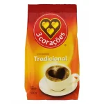 Caf Torrado e Modo Tradicional 3 Coraes 500g