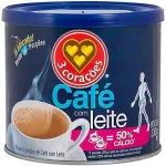 Caf com Leite Solvel Original 3 Coraes 300g