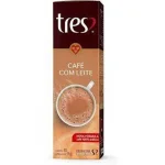 Caf com Leite em Cpsula Tres 90g com 10un