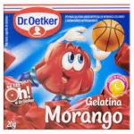 Gelatina em Po Oetker 20g Morango