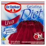Gelatina em Po Oetker Diet 12g Uva