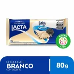 Chocolate Branco Laka Oreo Lacta 80g