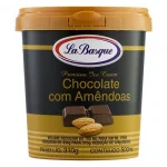 Sorvete La Basque Chocolate com Amndoas Pote 500ml