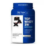 Suplemento Top Whey 3w Sabor Baunilha Max Titanium 900g