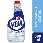 Limpa Vidros Spray Veja Vidrex Cristal Refil 500ml