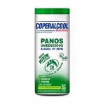 Pano Umedecido Coperalcool Bacfree Brisa de Eucalipto Embalagem 35un