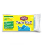 Saco de Lixo Embalixo Fecha Fcil 50 Litros Embalagem 30 Un